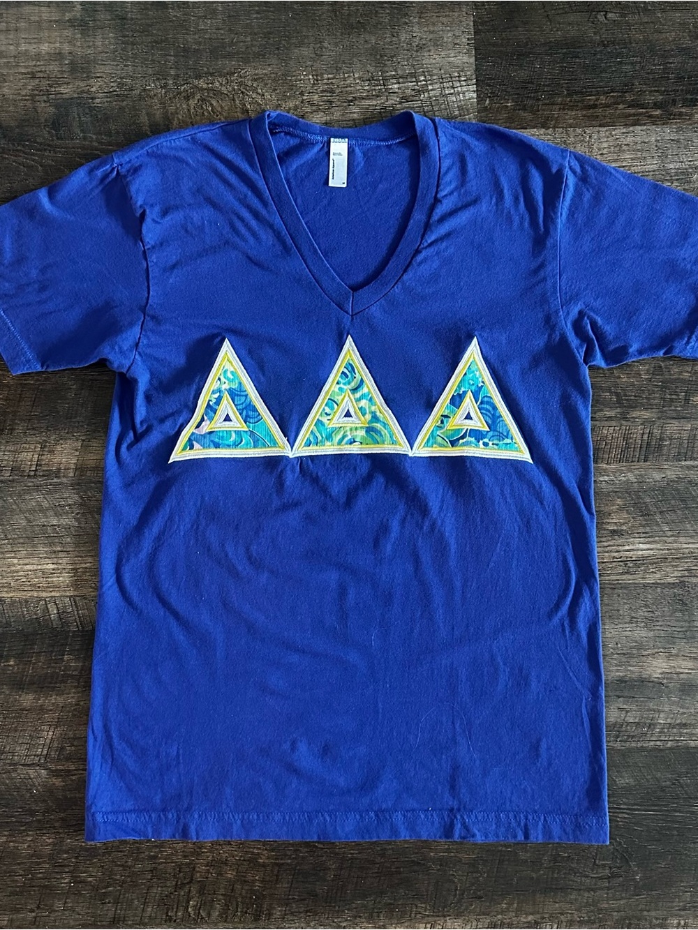 American Apparel Royal Blue Crewneck Tee